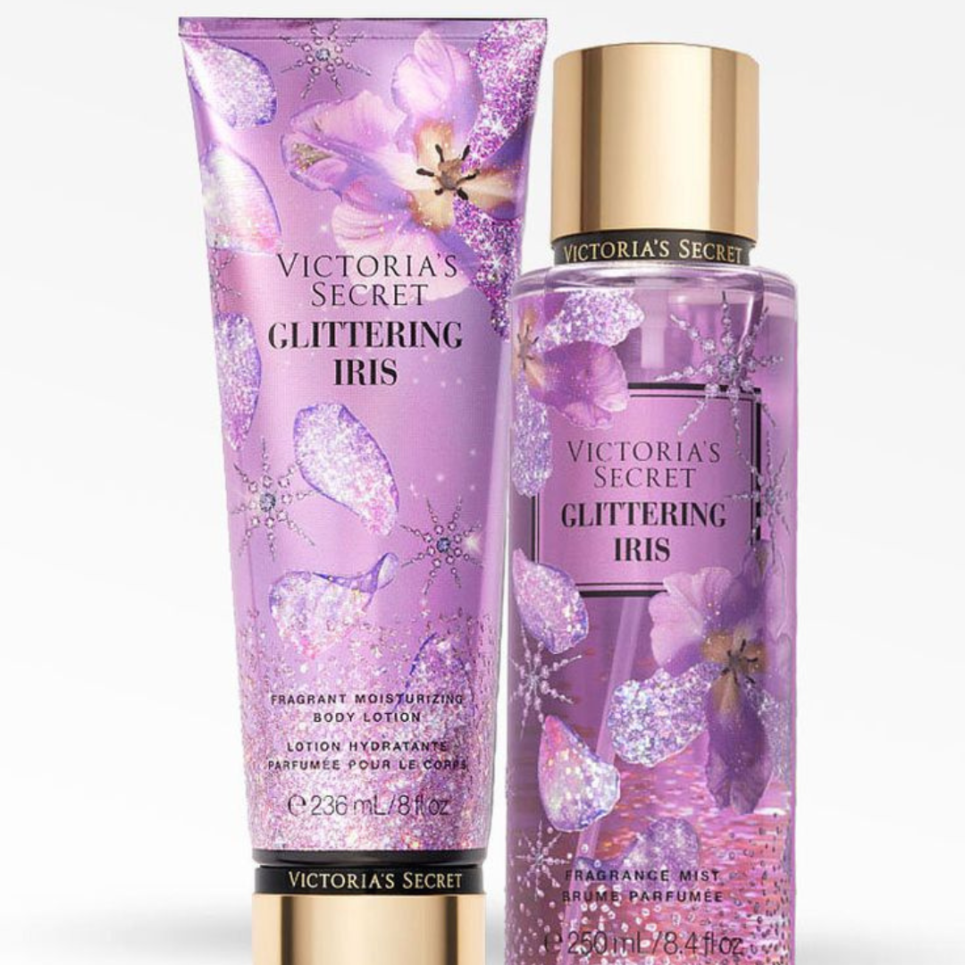 Victoria's Secret Glittering Iris Fragrance Body Lotion 8 Fl Oz (Glittering Iris)