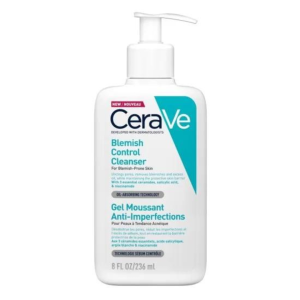 Cerave – Blemish Control Face Cleanser with 2 Salicylic Acid & Niacinamide for Blemish-Prone Skin 236ml